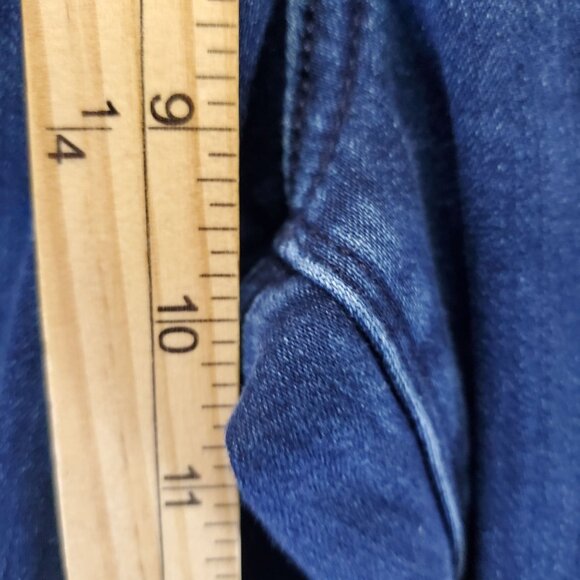 Express Jeans Womens 8R Blue Mid Rise Stretch Legging Stretch Denim - Picture 6 of 12